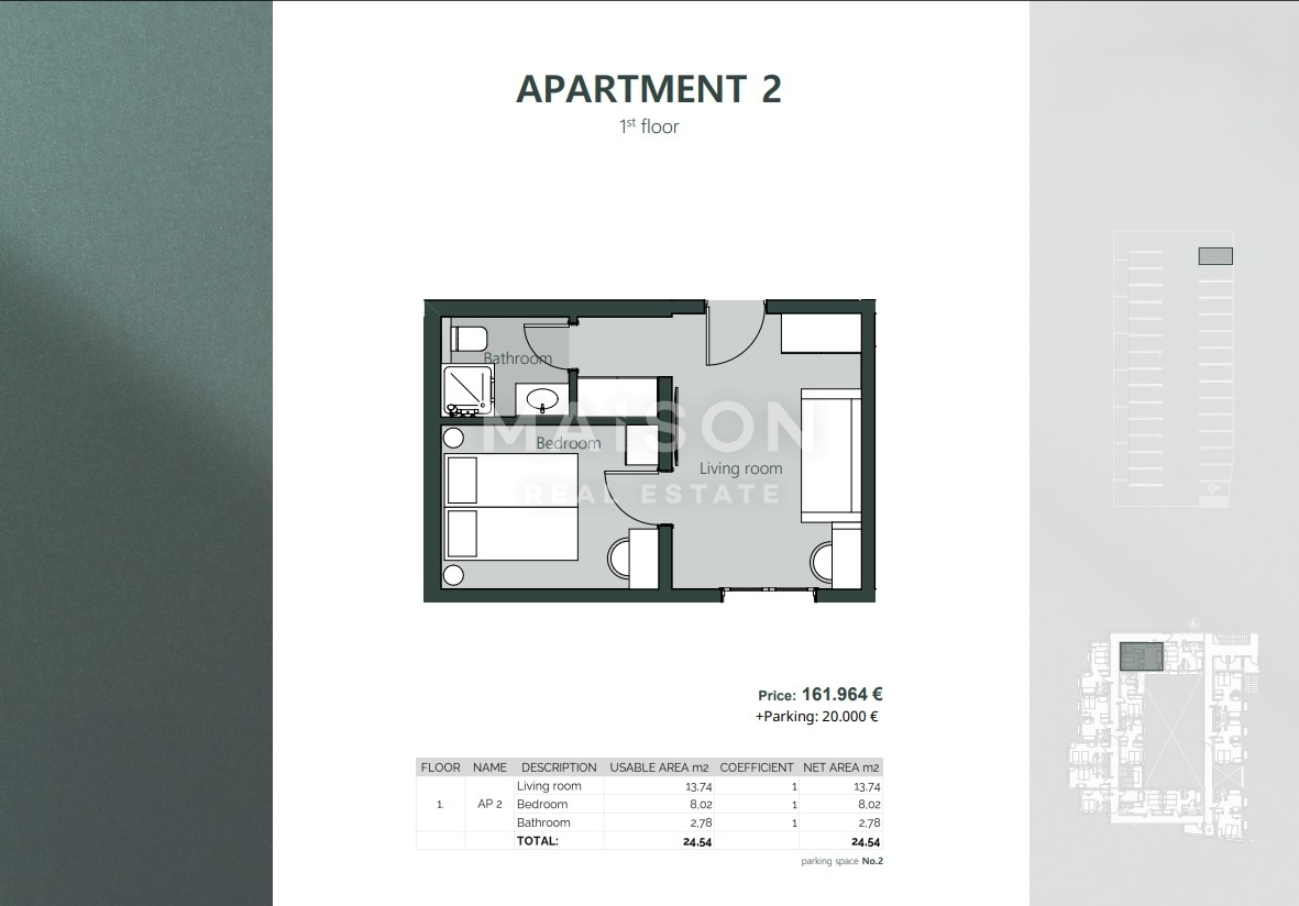 Appartamento Crikvenica, 23,03m2