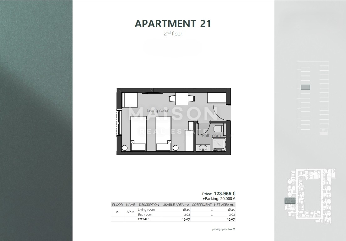Appartamento Crikvenica, 23,03m2