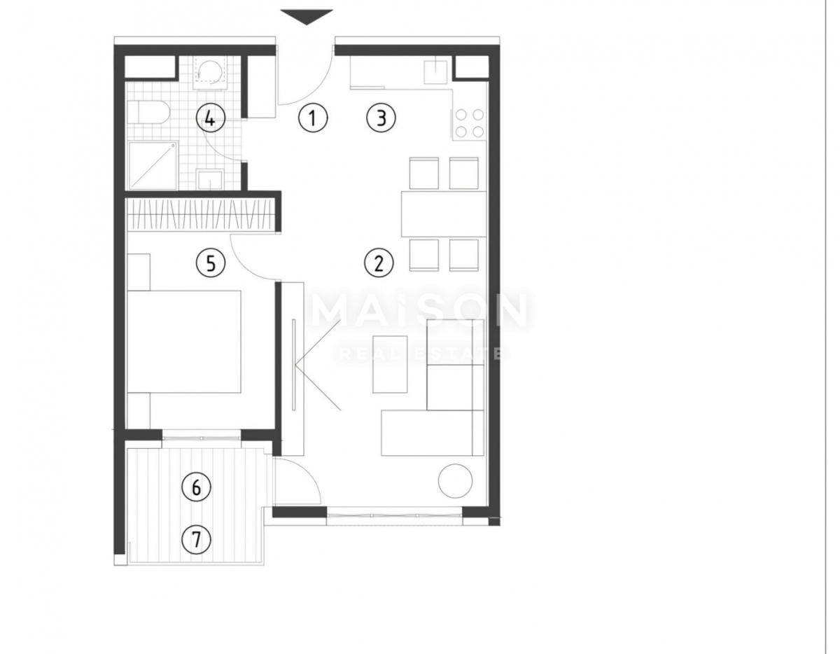 Appartamento Gornja Dubrava, 53,04m2