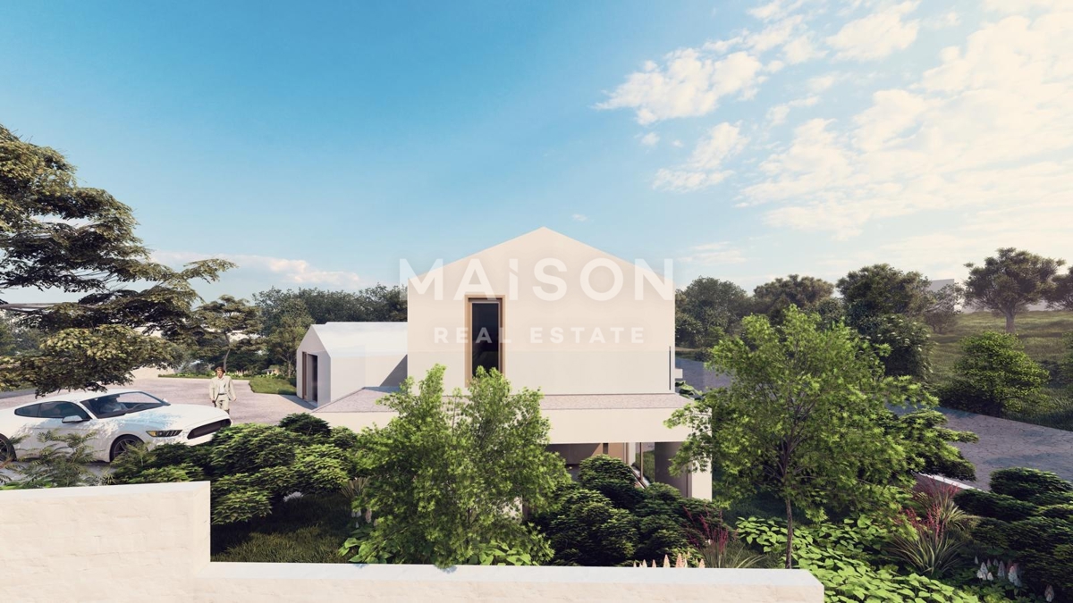 Vrbnik – Terreno con costruzione già iniziata