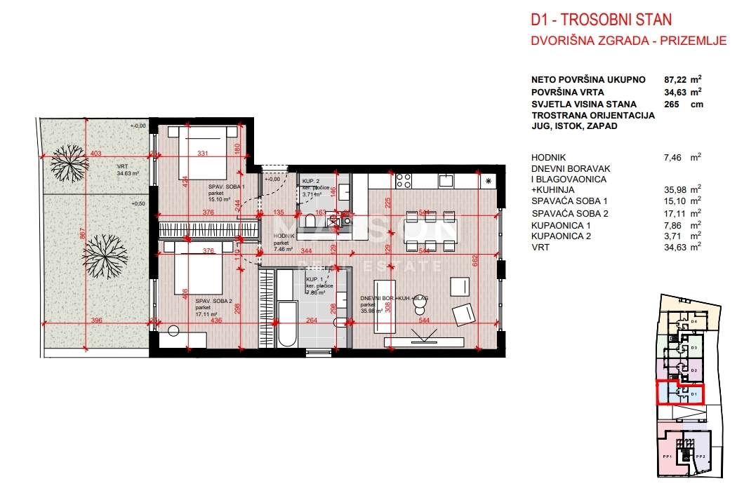 Appartamento Maksimir, 251,71m2