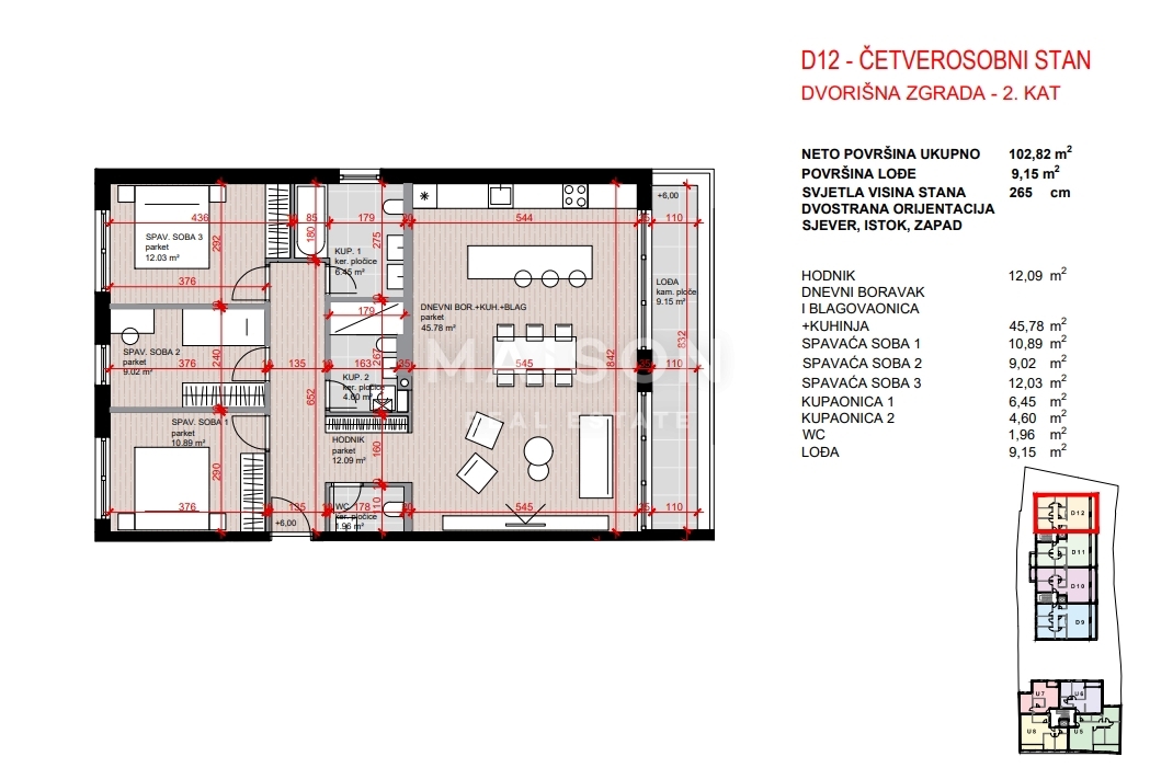 Appartamento Maksimir, 251,71m2