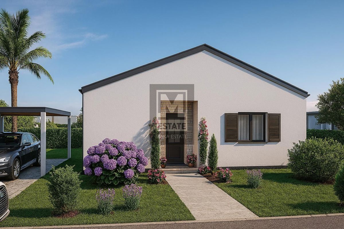 Parenzo, dintorni, ottima casa a un piano con piscina!