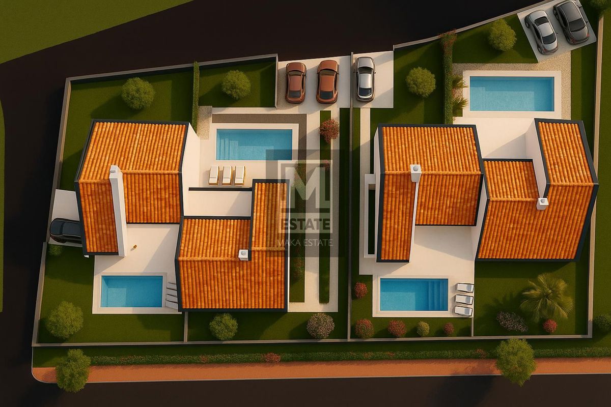 Parenzo, dintorni, casa al piano terra con piscina in costruzione!