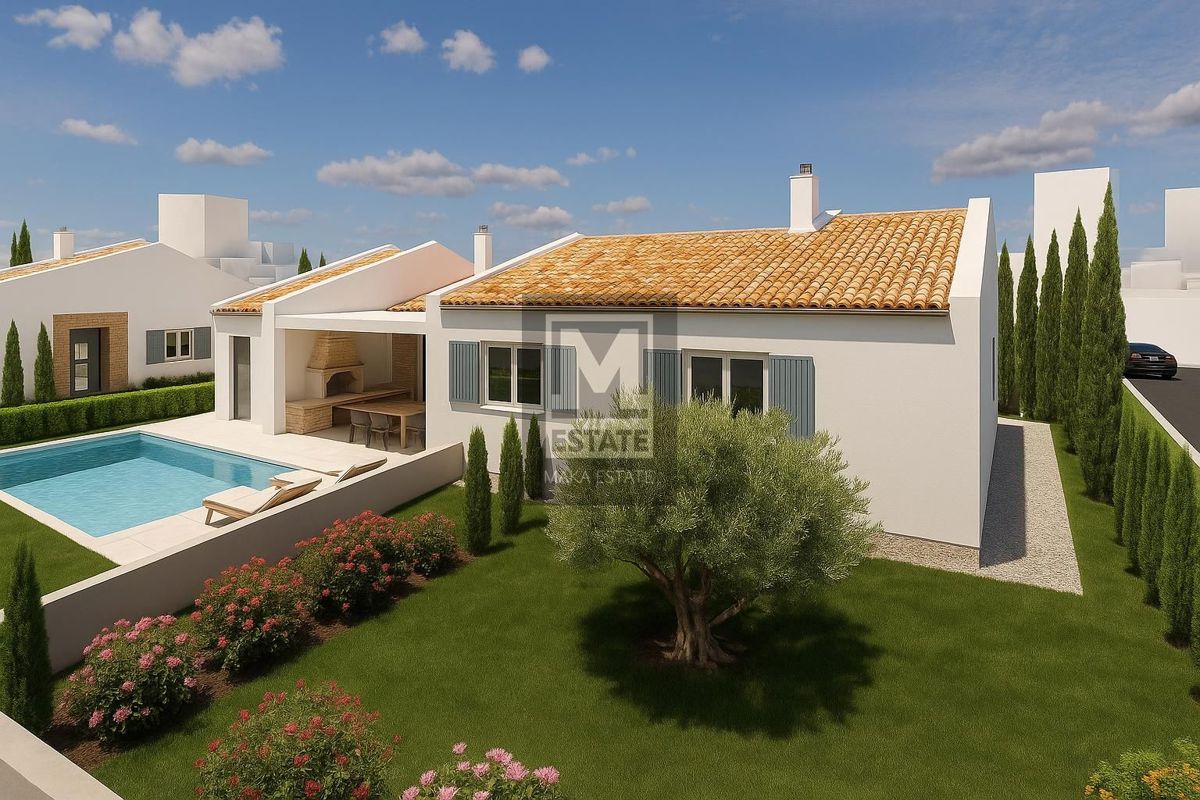 Parenzo, dintorni, casa al piano terra con piscina in costruzione!