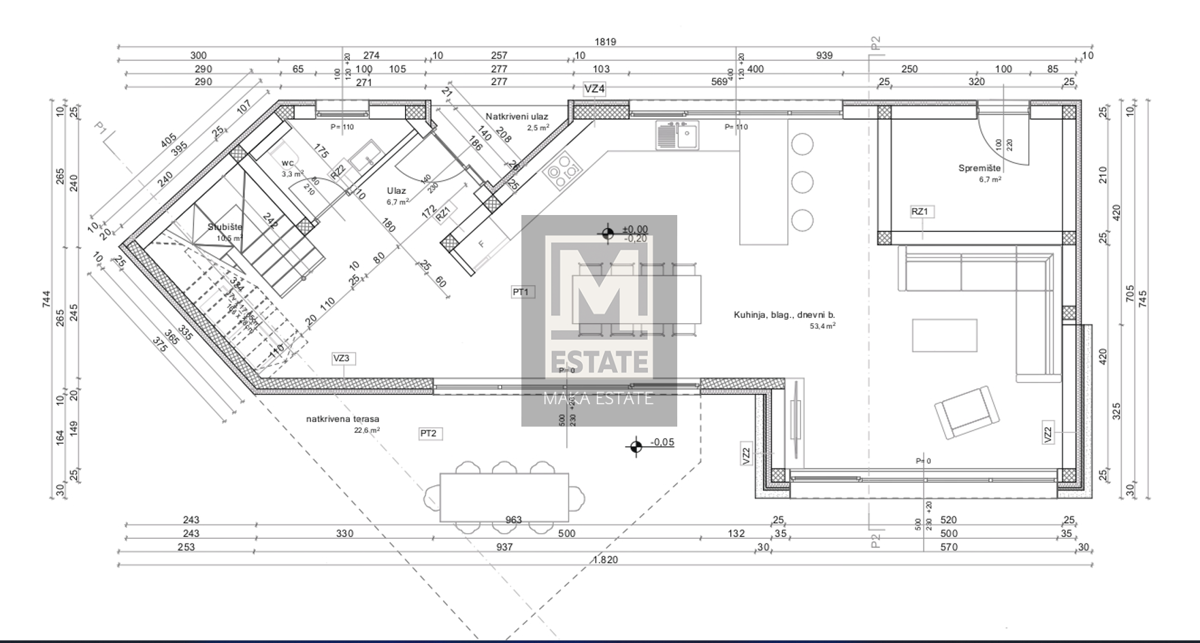 Parenzo, dintorni, Casa moderna con piscina