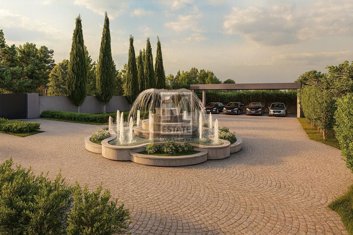 Parenzo, Vabriga , Villa di lusso con ampio giardino e vista sul mare!