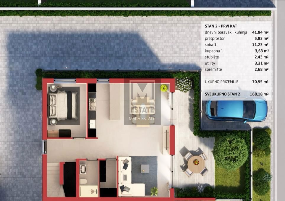 Parenzo, dintorni, moderna casa a schiera a 2 km dal mare!