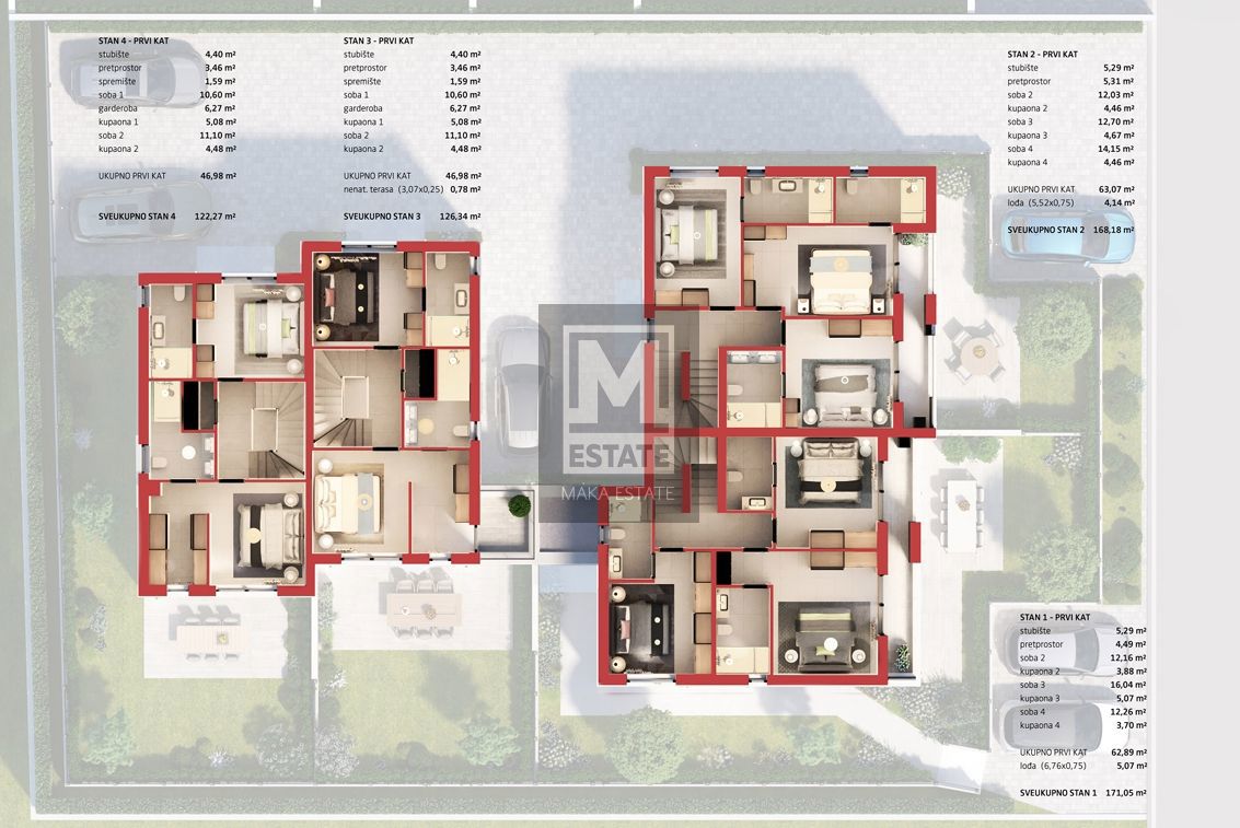 Parenzo, dintorni, moderna casa a schiera a 2 km dal mare!