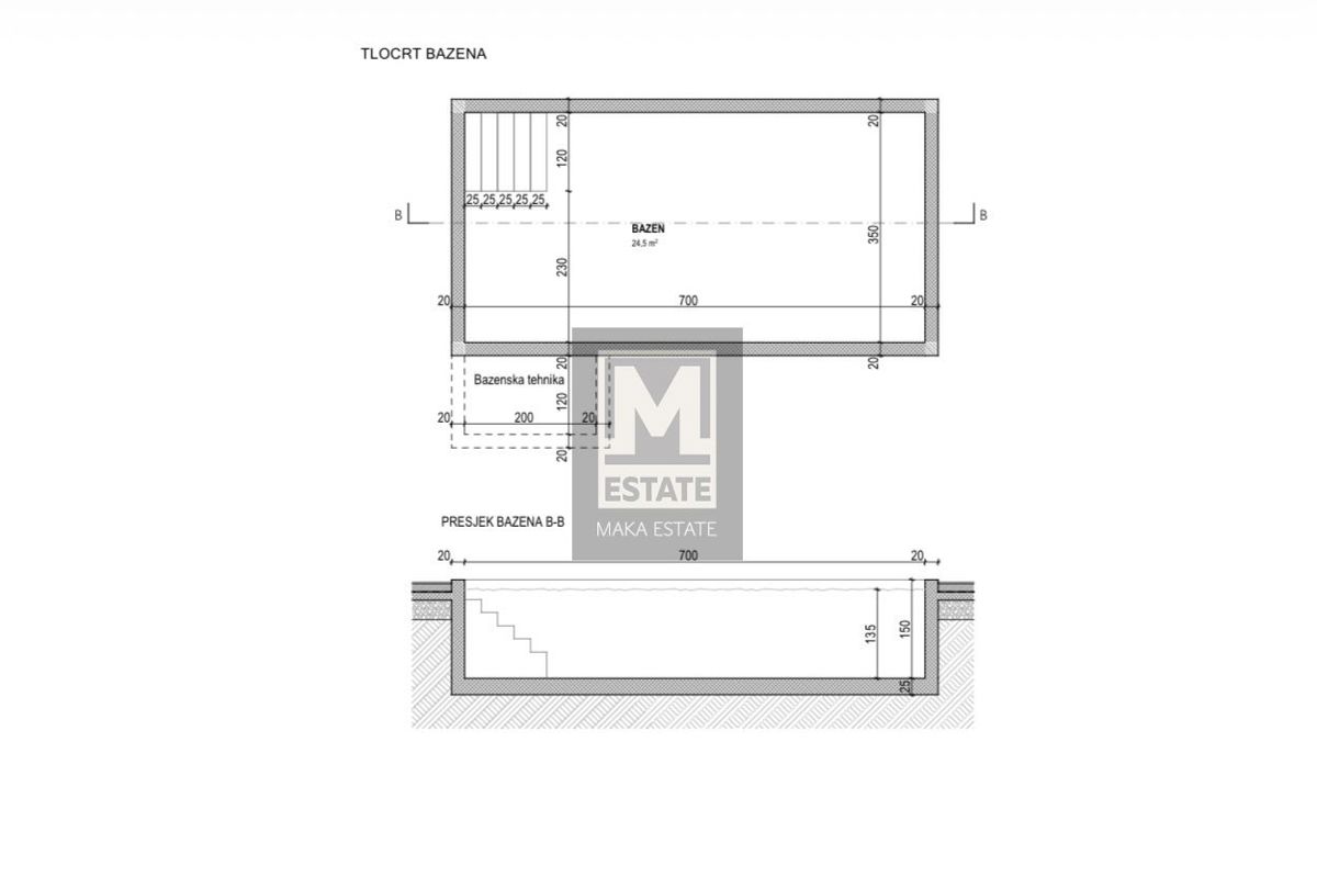 Kaštelir-Tadini, Villa con piscina!