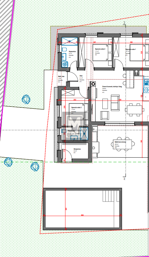 Parenzo, dintorni, casa al piano terra con piscina in costruzione!