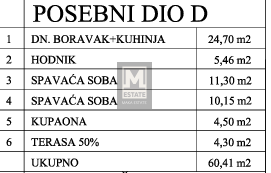 Parenzo, dintorni, appartamento bilocale al 1° piano