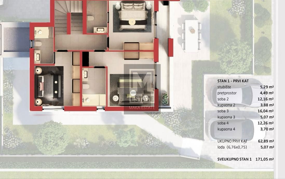 Parenzo, dintorni, Casa moderna a 3 piani, a 2 km dal mare