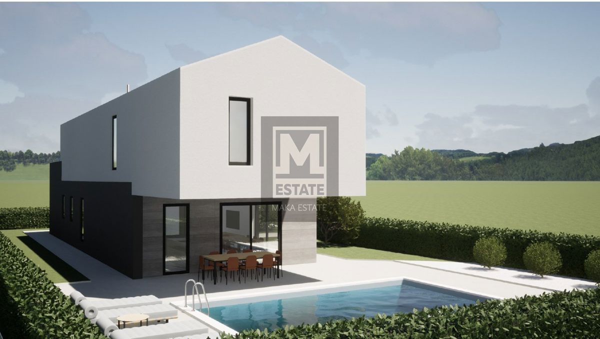 Parenzo, dintorni, Villa moderna con piscina