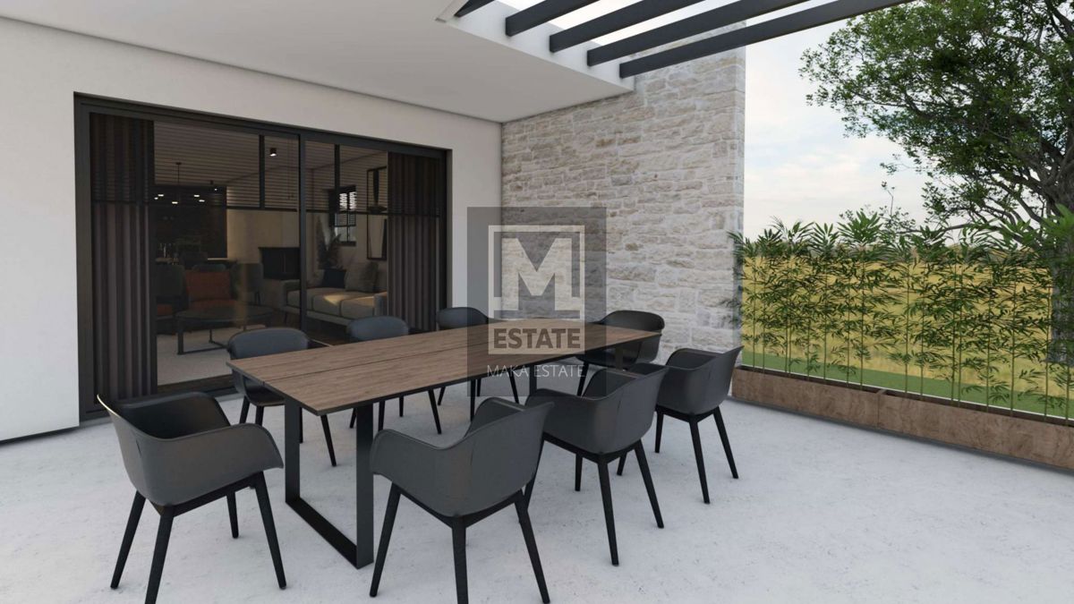 Parenzo, dintorni, Villa moderna con piscina