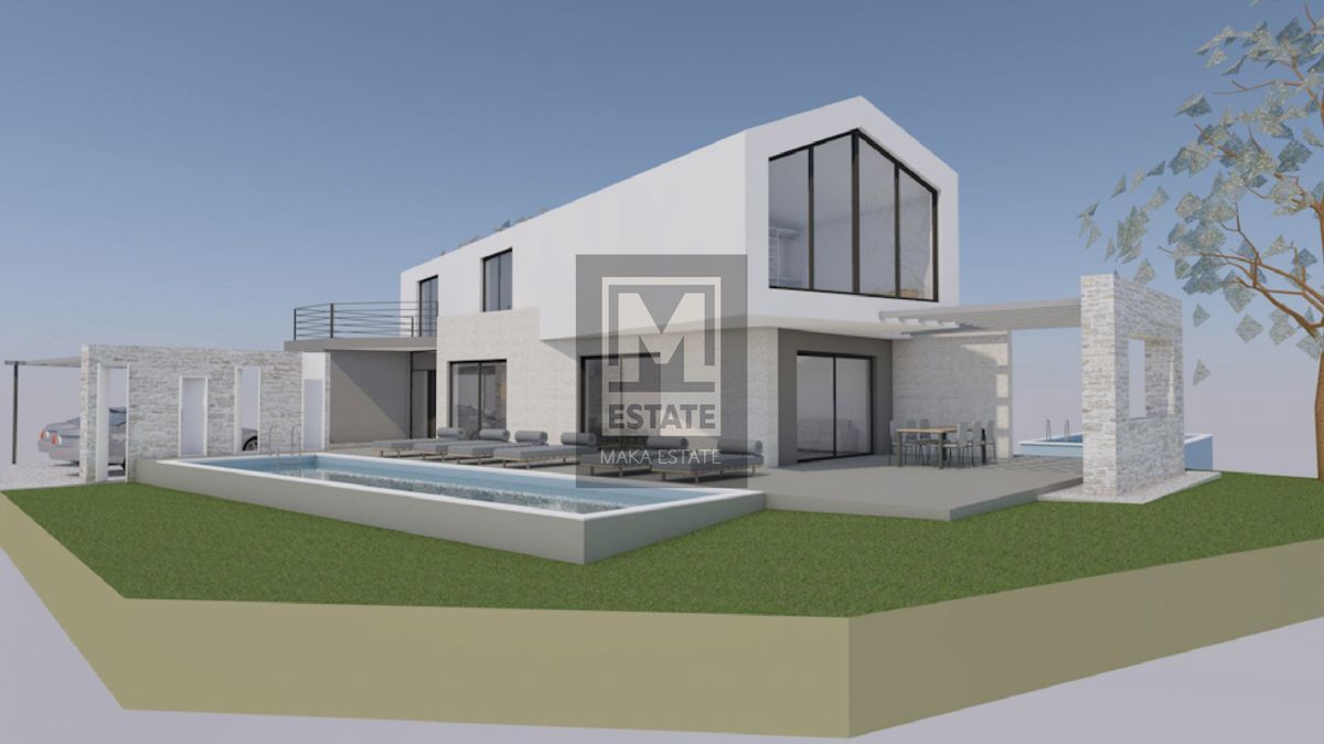 Parenzo, dintorni, Villa moderna con piscina