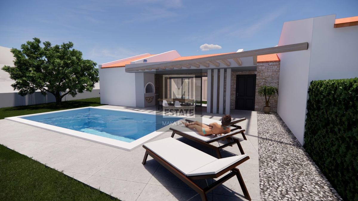 Parenzo, dintorni, ottima casa a un piano con piscina!