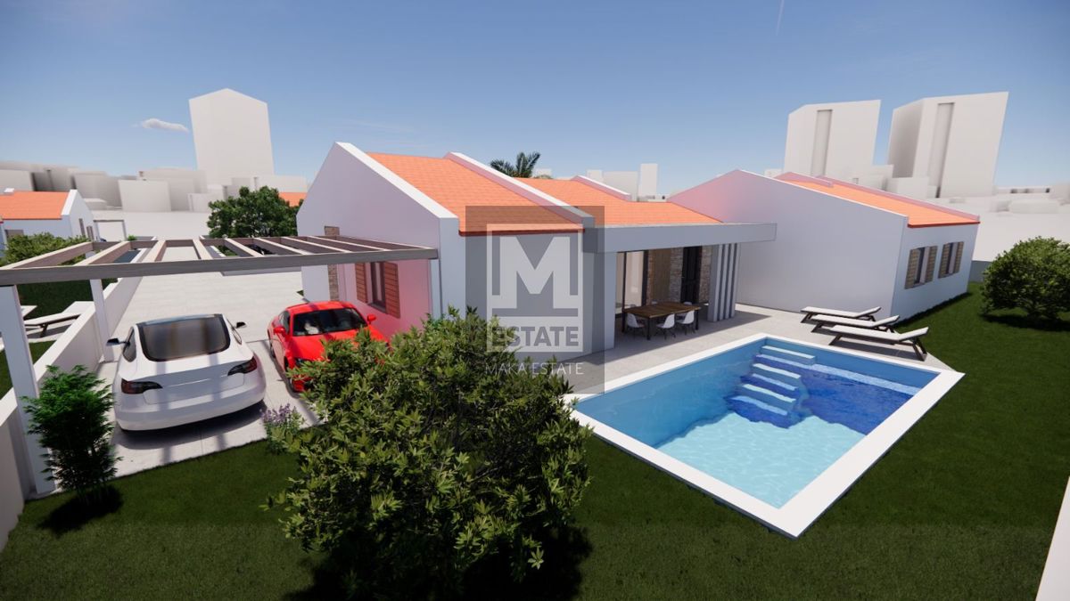 Parenzo, dintorni, ottima casa a un piano con piscina!