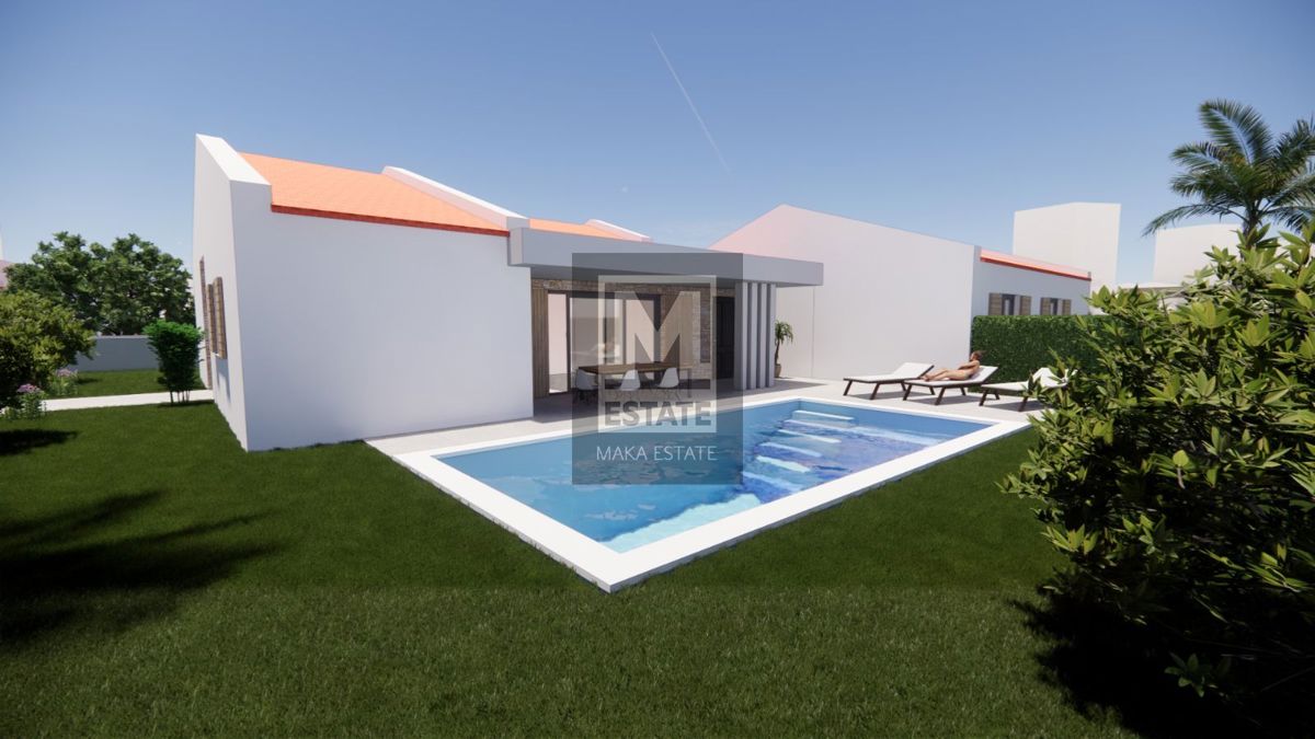Parenzo, dintorni, ottima casa a un piano con piscina!