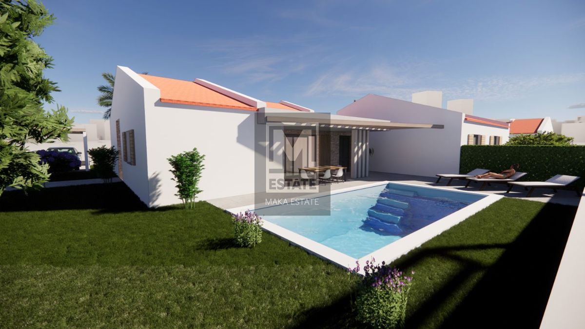 Parenzo, dintorni, ottima casa a un piano con piscina!