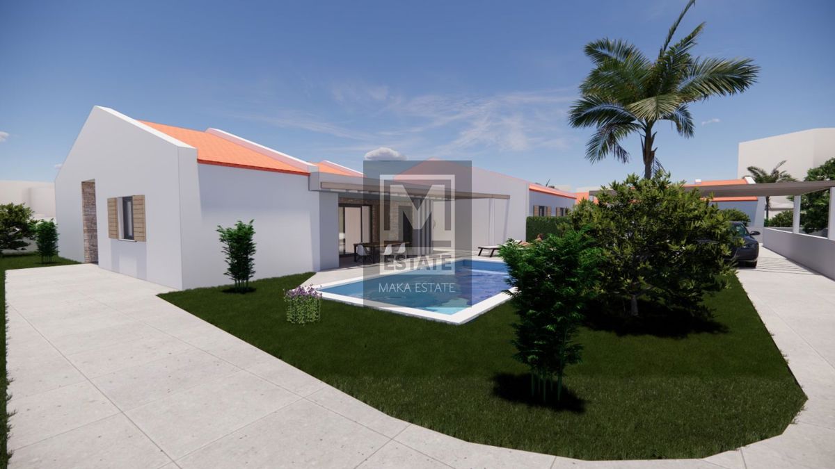 Parenzo, dintorni, ottima casa a un piano con piscina!