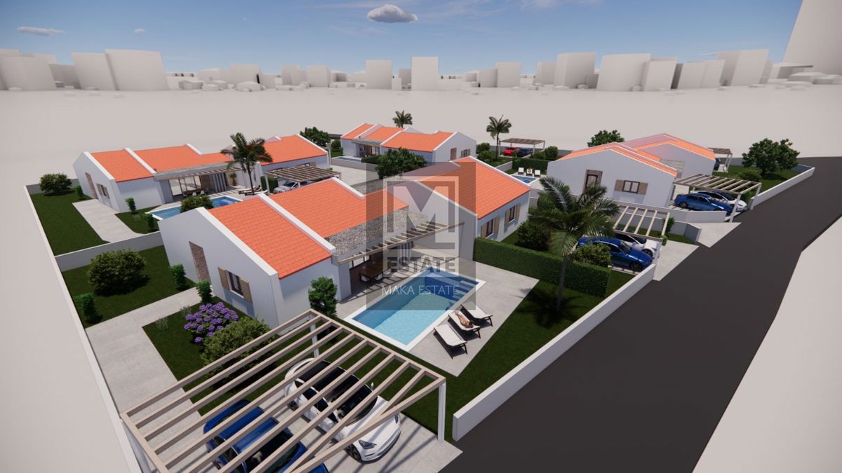 Parenzo, dintorni, ottima casa a un piano con piscina!
