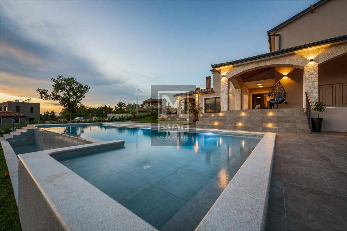 Parenzo, dintorni, Villa di lusso con vista panoramica sul mare