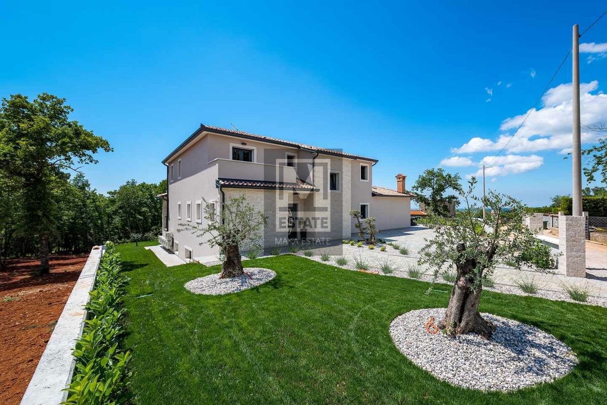 Parenzo, dintorni, Villa di lusso con vista panoramica sul mare