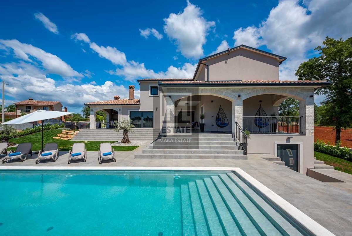 Parenzo, dintorni, Villa di lusso con vista panoramica sul mare