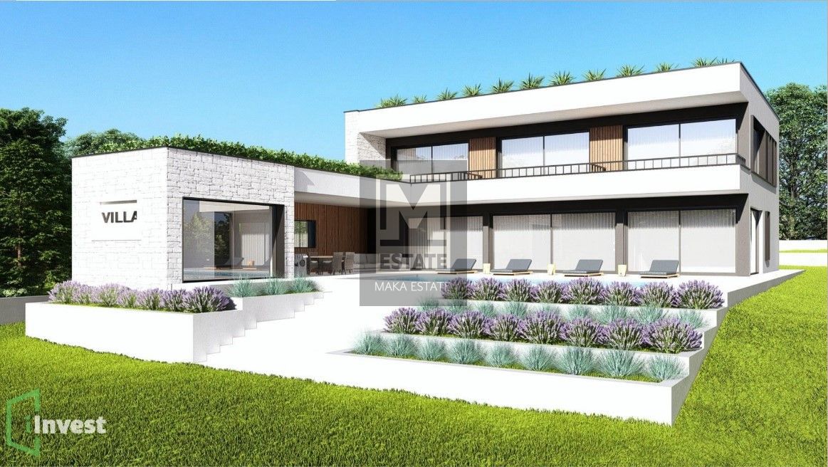 Parenzo, dintorni, Villa moderna con vista mare in costruzione