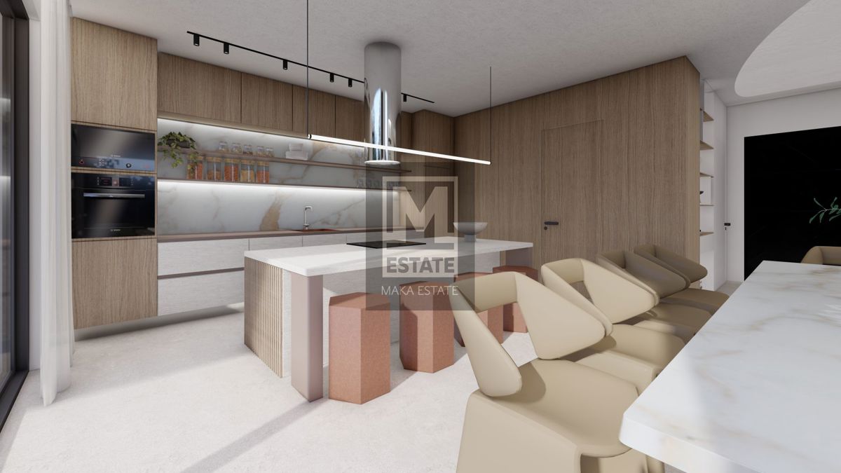 Parenzo, dintorni, Villa moderna con vista mare in costruzione