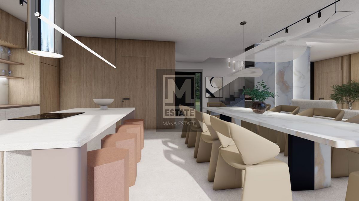 Parenzo, dintorni, Villa moderna con vista mare in costruzione