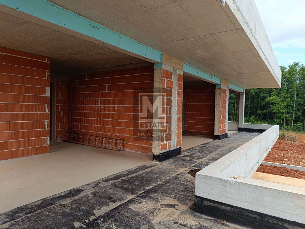 Parenzo, dintorni, Villa moderna con vista mare in costruzione
