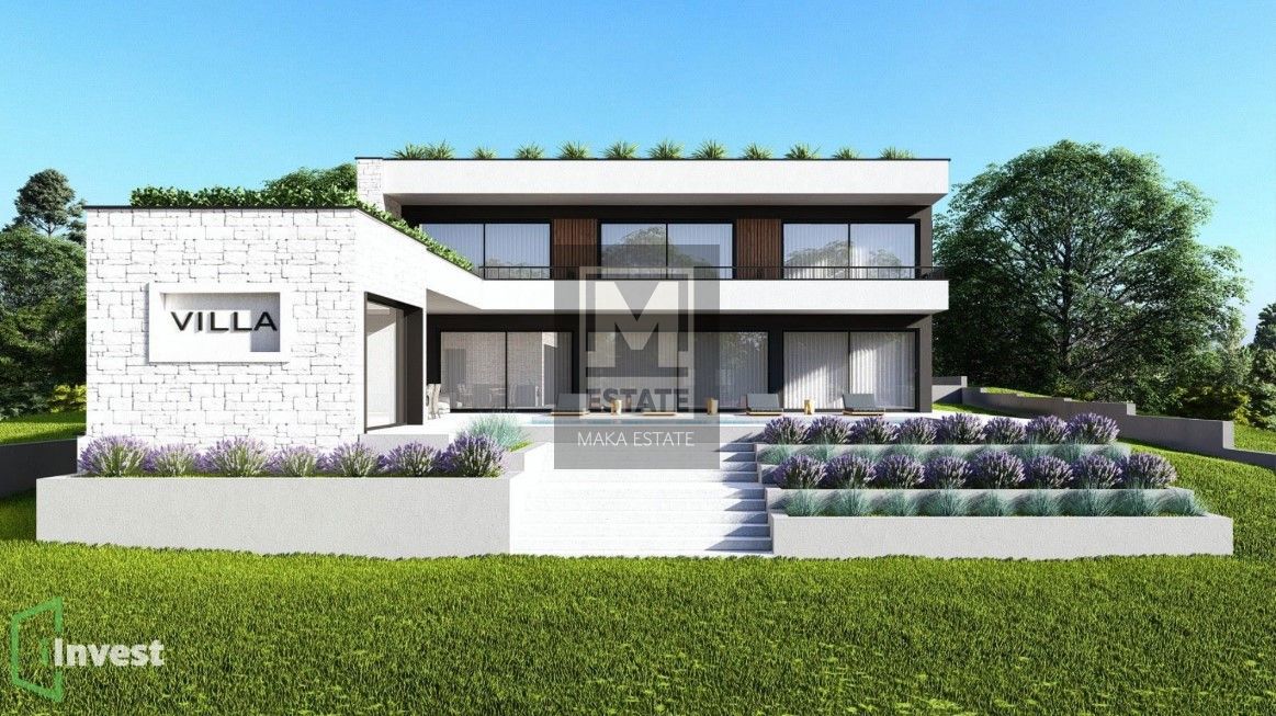 Parenzo, dintorni, Villa moderna con vista mare in costruzione
