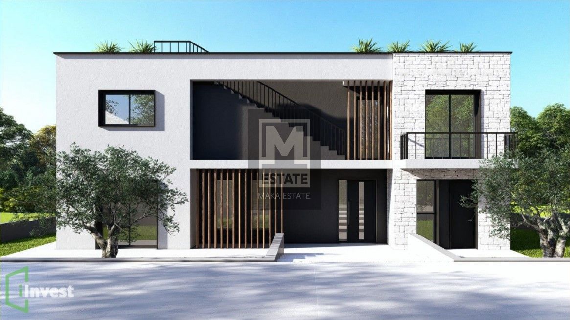 Parenzo, dintorni, Villa moderna con vista mare in costruzione