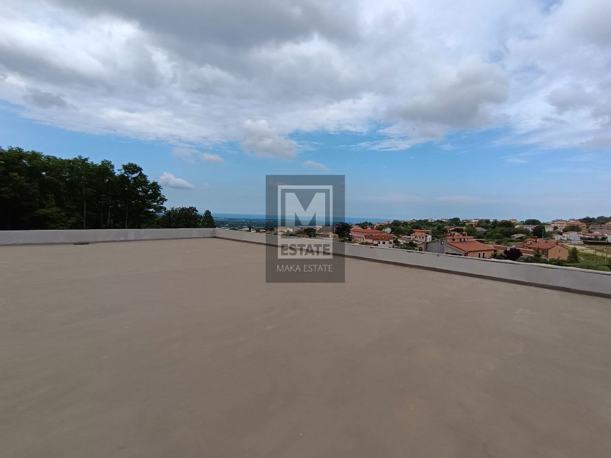 Parenzo, dintorni, Villa moderna con vista mare in costruzione
