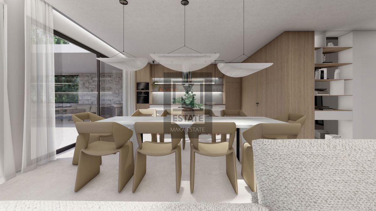 Parenzo, dintorni, Villa moderna con vista mare in costruzione