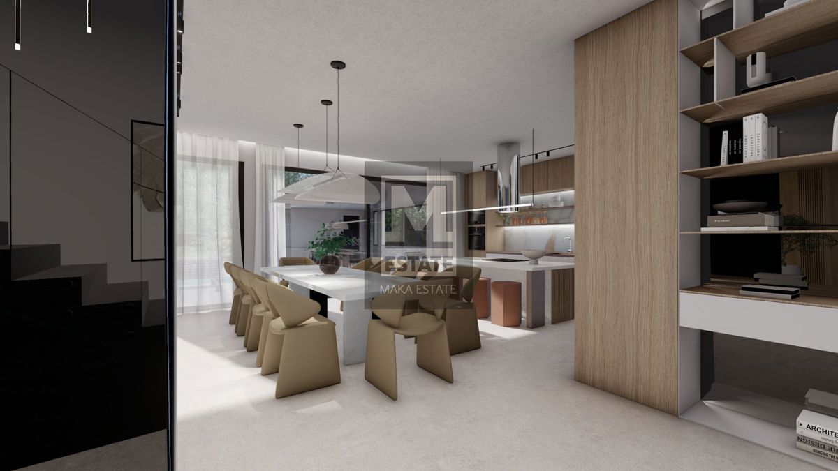 Parenzo, dintorni, Villa moderna con vista mare in costruzione