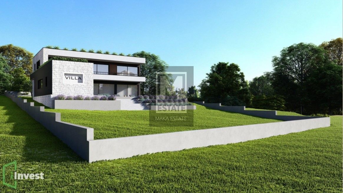 Parenzo, dintorni, Villa moderna con vista mare in costruzione