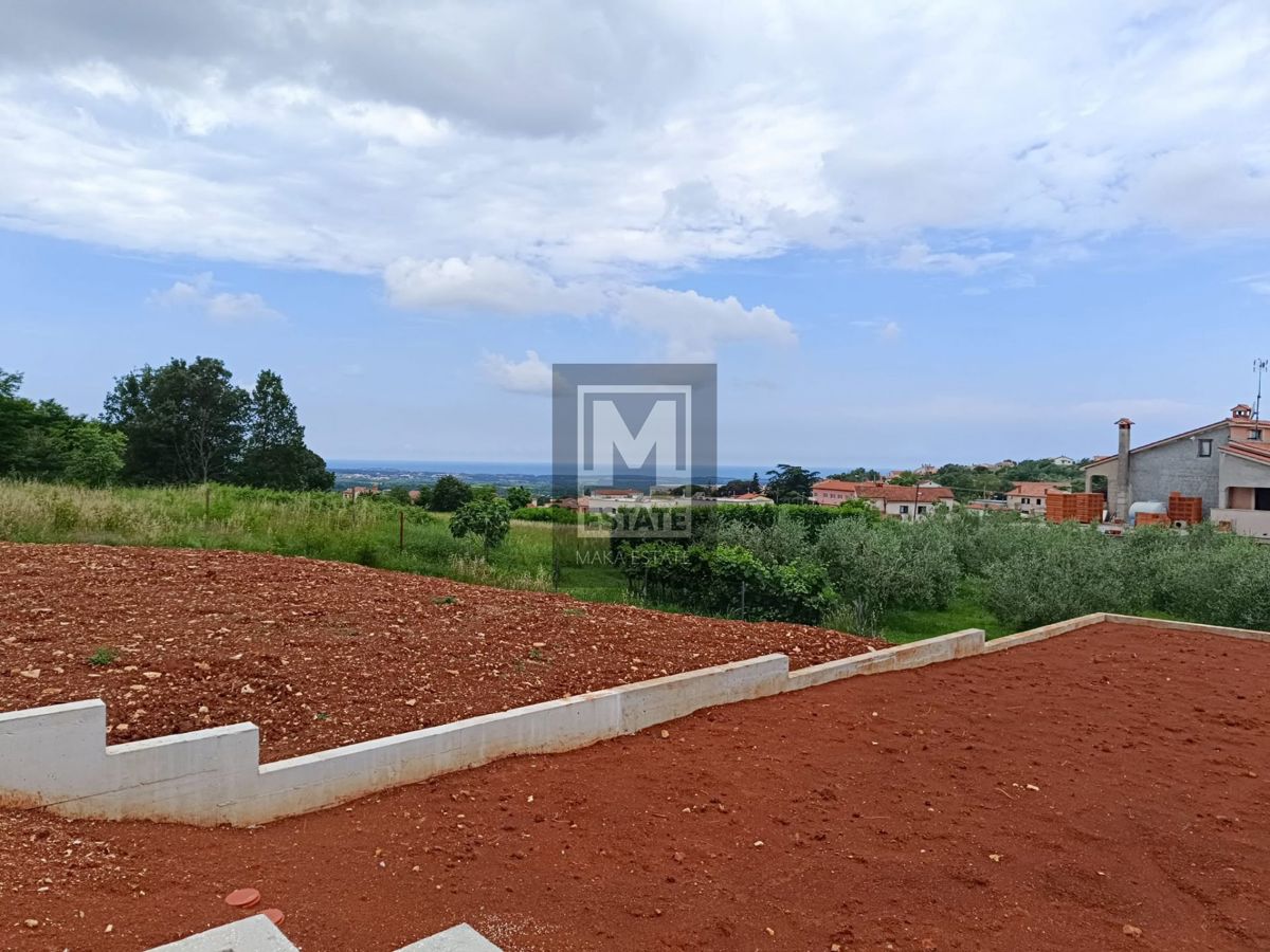 Parenzo, dintorni, Villa moderna con vista mare in costruzione