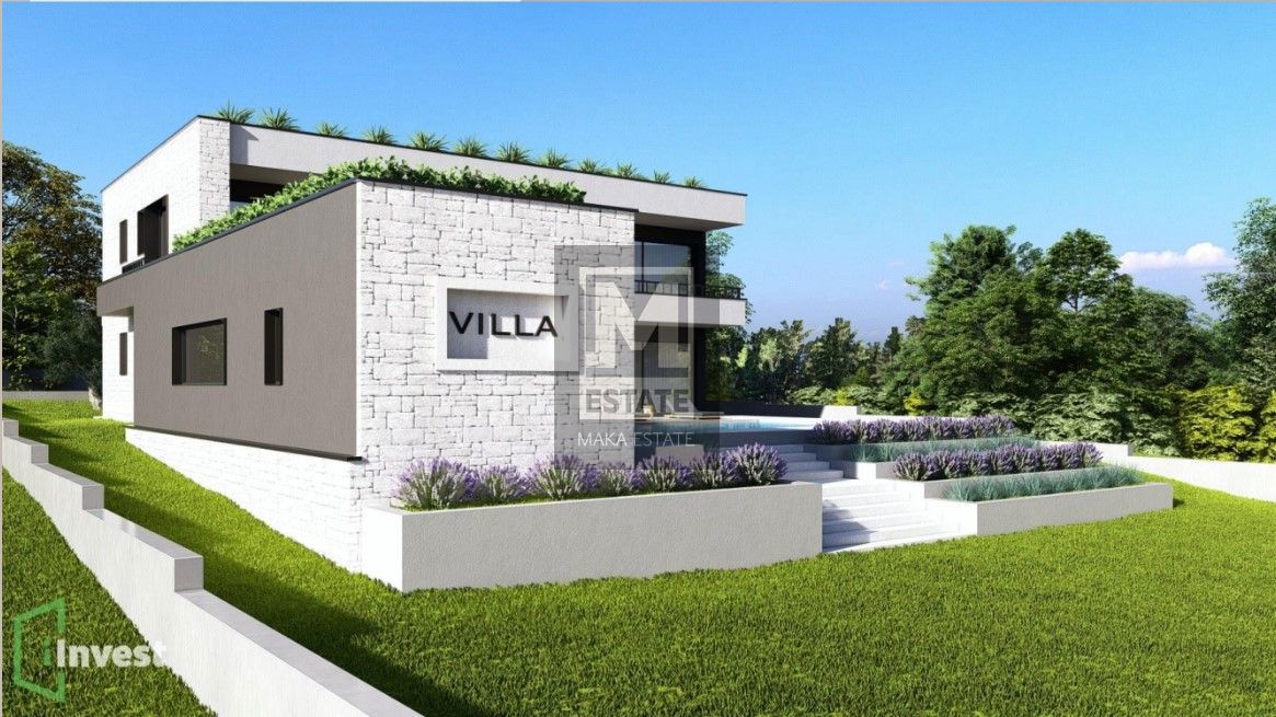 Parenzo, dintorni, Villa moderna con vista mare in costruzione