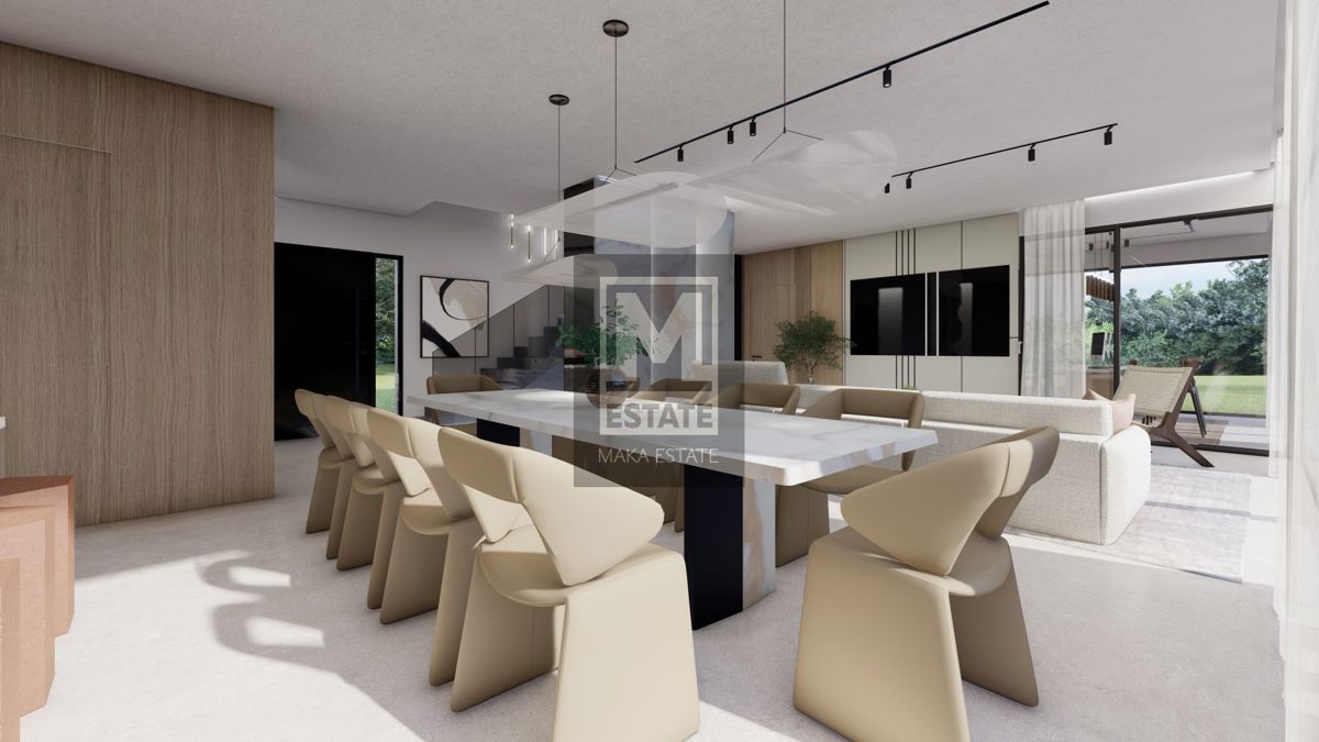 Parenzo, dintorni, Villa moderna con vista mare in costruzione