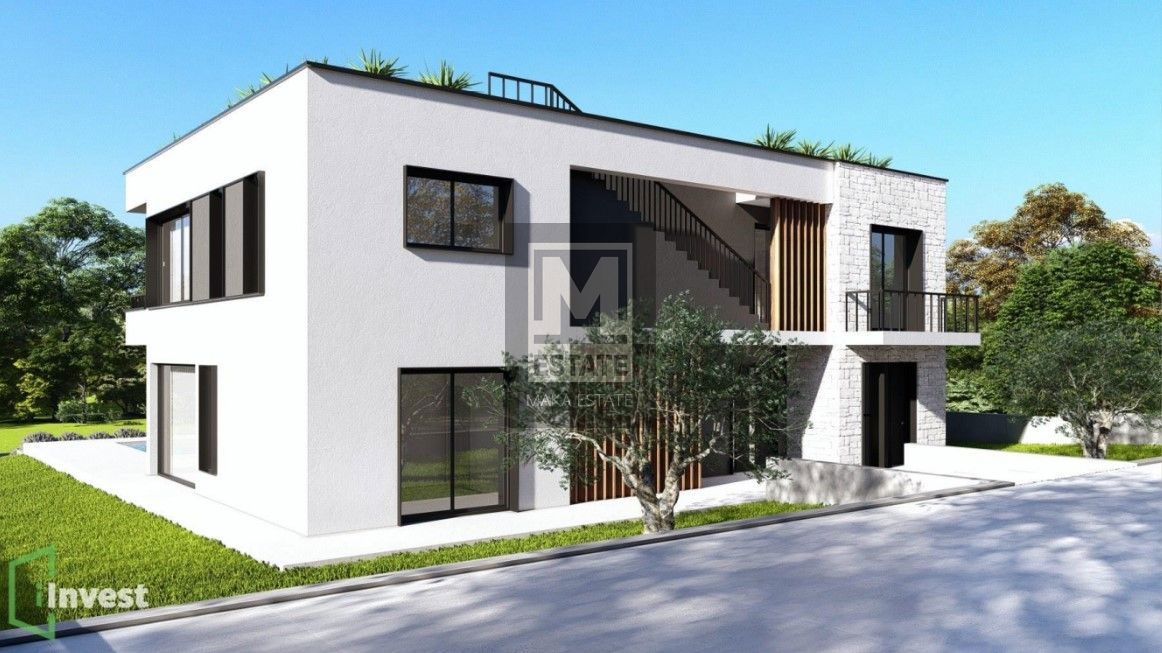 Parenzo, dintorni, Villa moderna con vista mare in costruzione