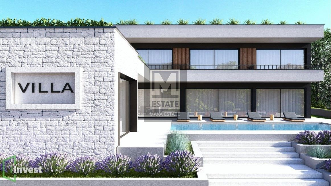 Parenzo, dintorni, Villa moderna con vista mare in costruzione