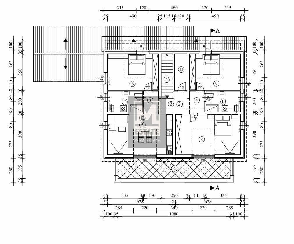 Parenzo, dintorni, ottimo appartamento trilocale al 2° piano