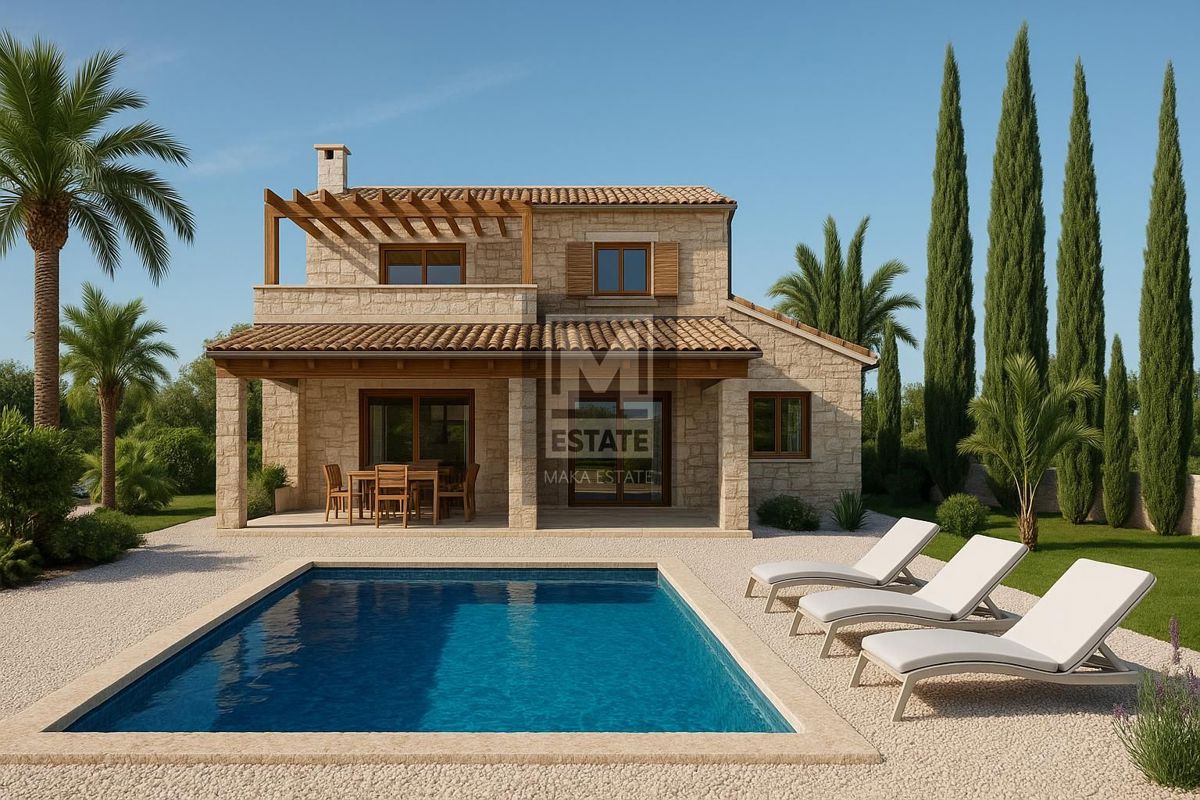 Kaštelir, Tadini - Terreno con permesso di costruzione!