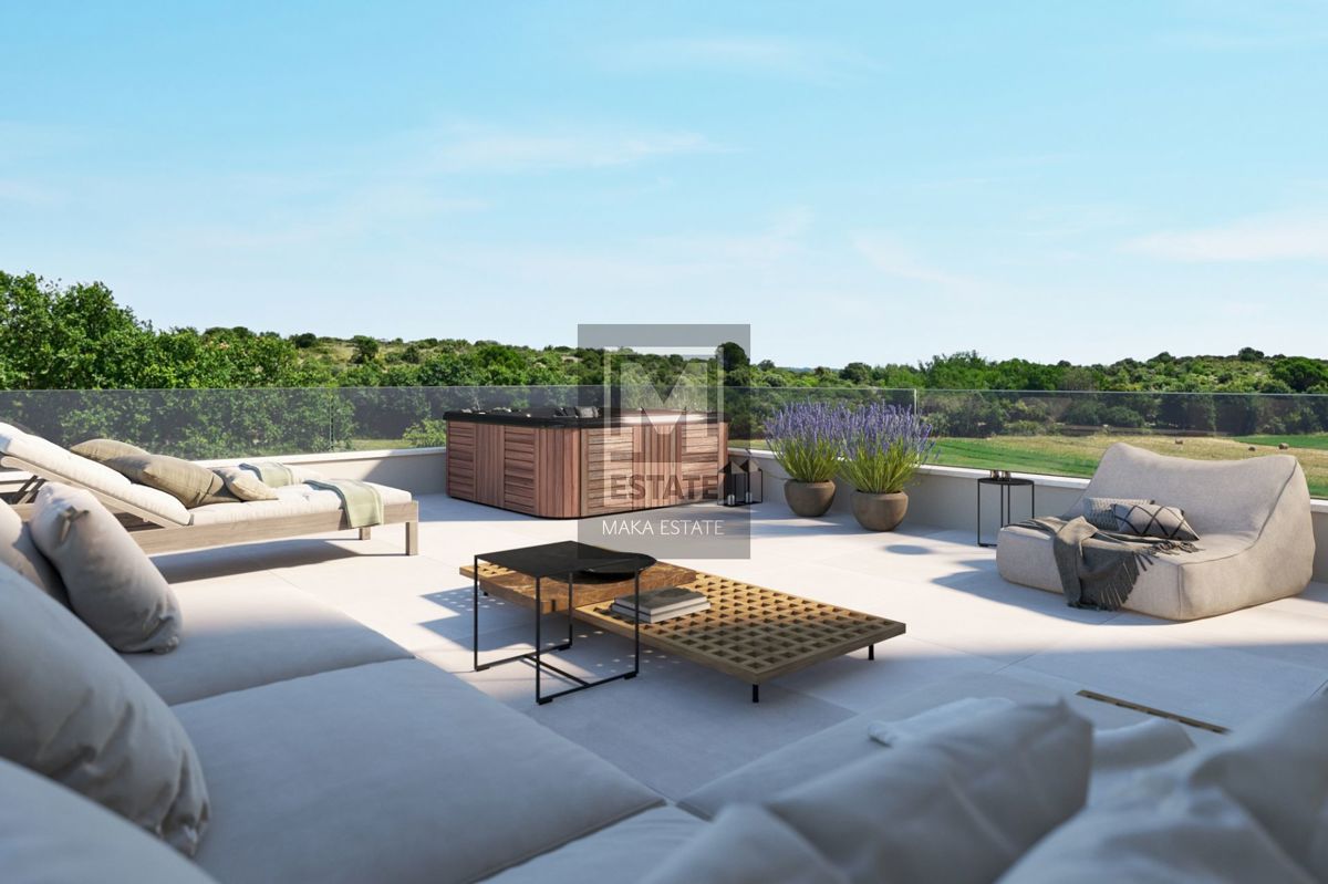 Parenzo, dintorni, Bellissima villa con piscina in una nuova costruzione