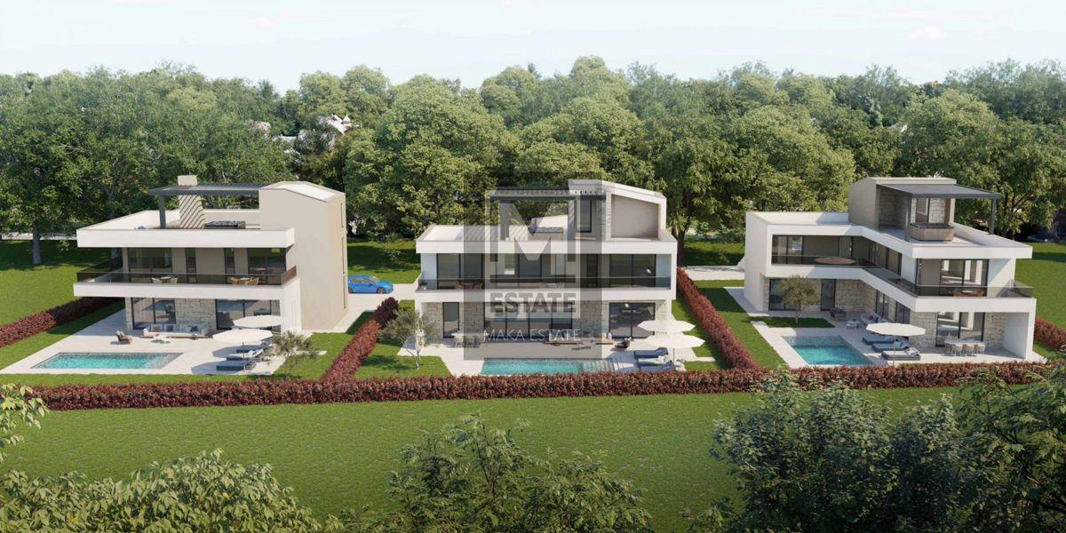 Parenzo, dintorni, Bella villa moderna