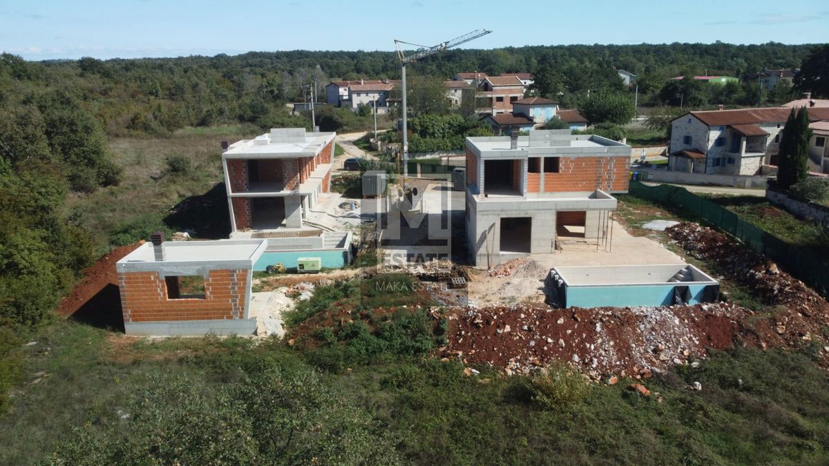 Parenzo, dintorni, villa moderna con piscina in costruzione!