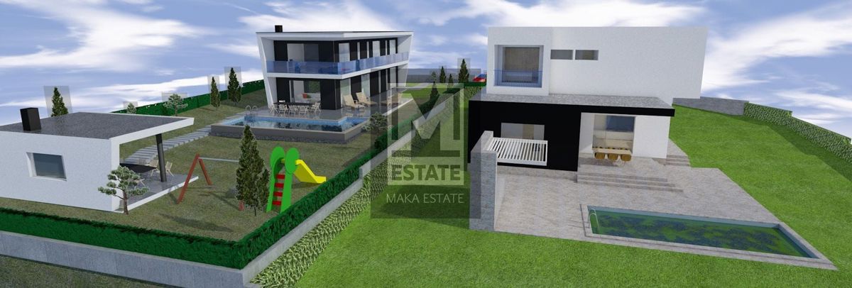 Parenzo, dintorni, villa moderna con piscina in costruzione!